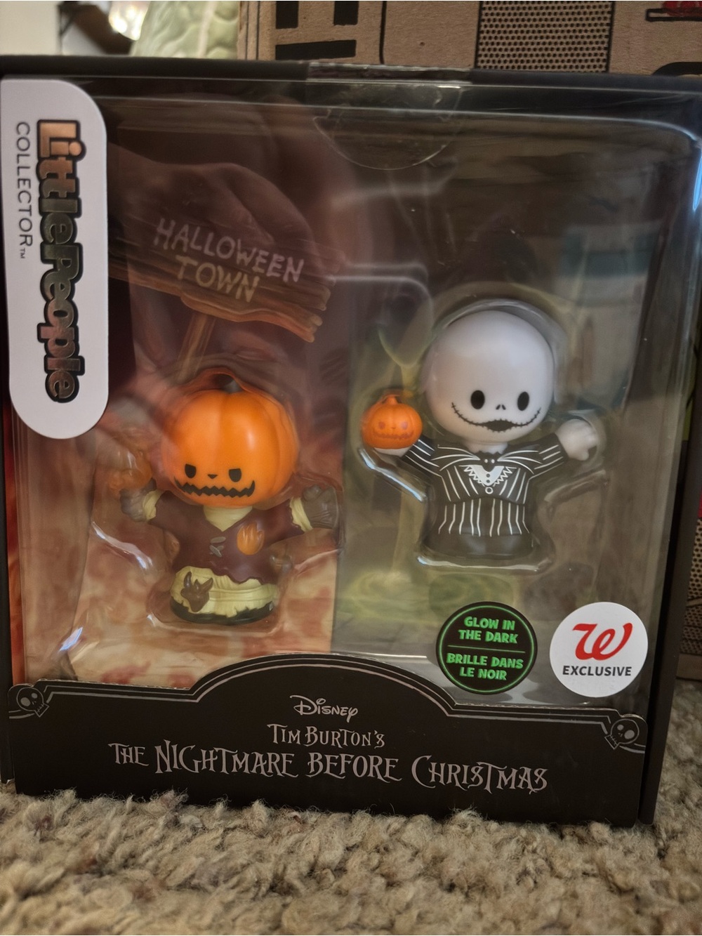 The Nightmare Before Christmas Jack & Pumpkin Figures - Orange & White